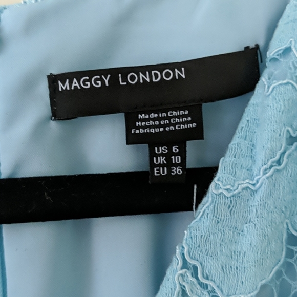 Maggie London blue lace dress - Picture 3 of 3